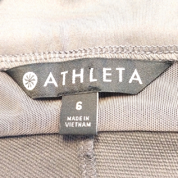 Athleta Women's Size 6 Headlands Hybrid Tight Pants Leggings DK Flagstone Gray - Picture 2 of 11